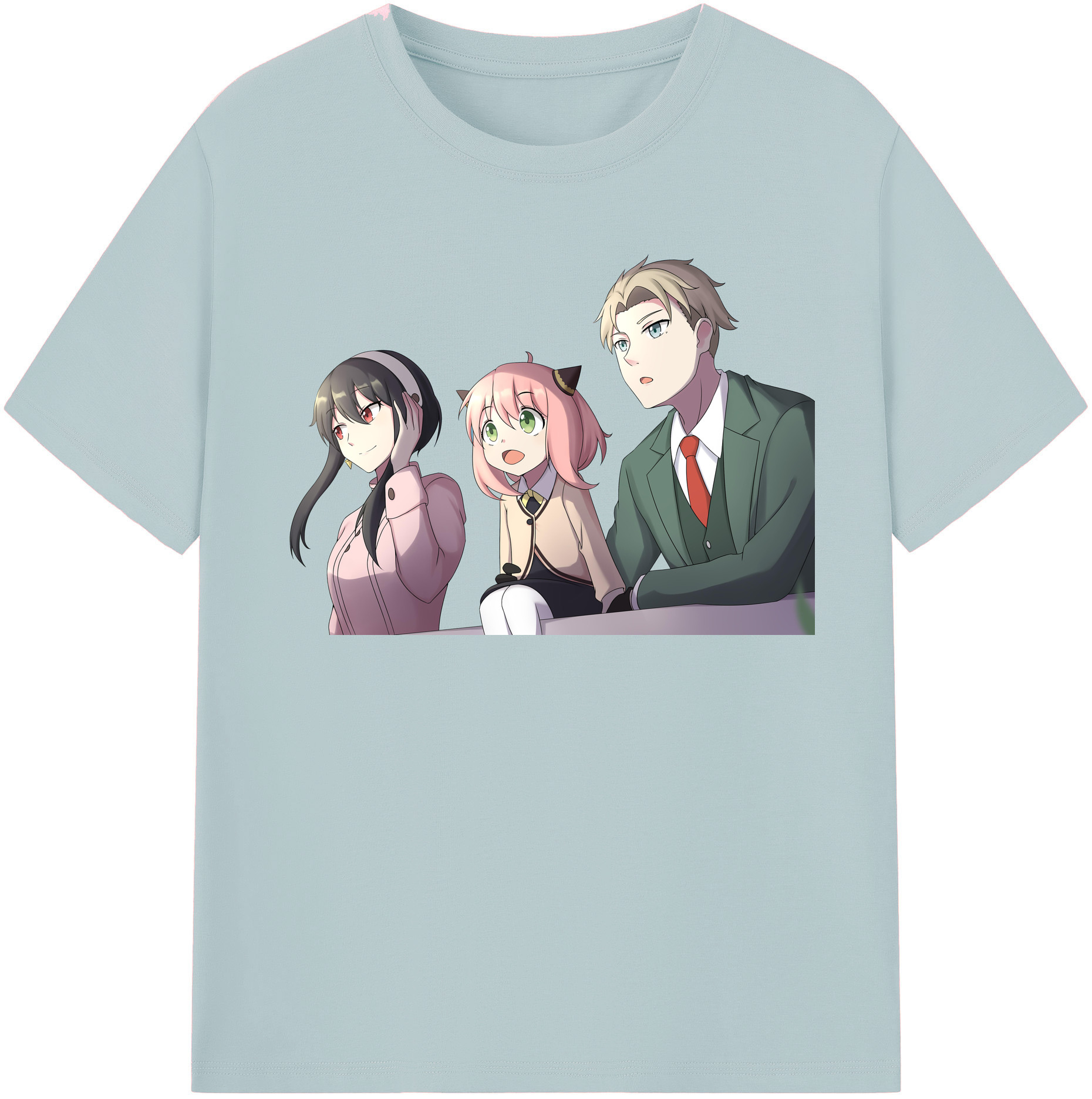 （画像用） SPY×FAMILY间谍家家酒 綿100％半袖Tシャツ（フロントプリント）